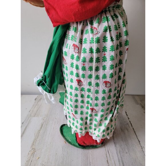 Large annalee Mrs Claus vintage Xmas home decor unique plush - Picture 10 of 16